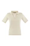 WEEKEND MAX MARA WEEKEND MAX MARA RONCOLO - POLO SHIRT IN SILK AND COTTON YARN