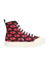 Weekend Max Mara Round-headed High-top Casual Shoes In White