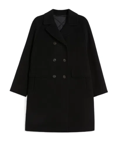 Weekend Max Mara Round Neck Dress In Black