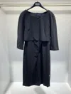 Weekend Max Mara Round-neck Dress In Black