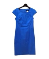 Weekend Max Mara Round Neck Dress In Blue