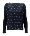 Weekend Max Mara Round-neck Long-sleeved Pullover In Blue