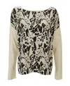 Weekend Max Mara Round-neck Long-sleeved Pullover In Nude