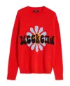 Weekend Max Mara Round-neck Long-sleeved Sweater In Red