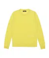 Weekend Max Mara Round-neck Long-sleeved Sweater In Yellow