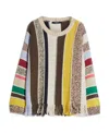 Weekend Max Mara Round Neck Sweater In Multicolor