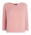 Weekend Max Mara Round-neck Sweater In Pink
