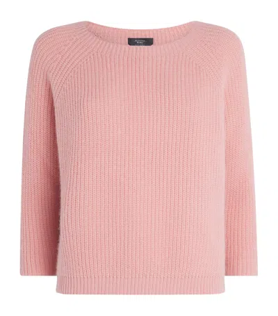 Weekend Max Mara Round-neck Sweater In Pink