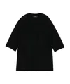 Weekend Max Mara Round-necked Coat In Black