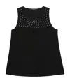 Weekend Max Mara Round-necked Sleeveless Dress In Black