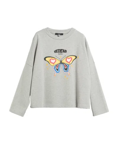 Weekend Max Mara Round-necked Sweater In Gray