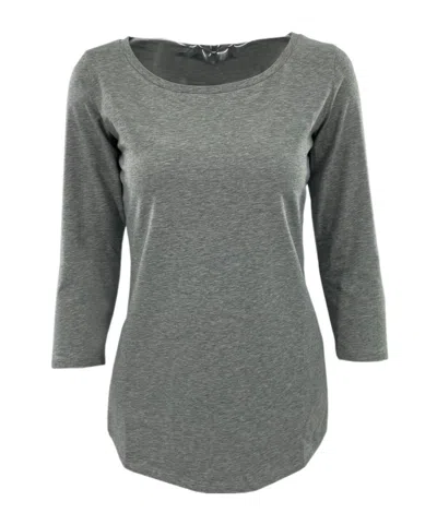 Weekend Max Mara Round-necked T-shirt In Gray