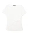 Weekend Max Mara Round Necklaced T-shirt In White