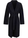 Weekend Max Mara Resina Wool Coat In Blue