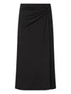 Weekend Max Mara Ruched-detail Midi Skirt