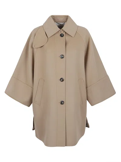 Weekend Max Mara Rufo Quilted Coat In Neutral