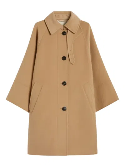 WEEKEND MAX MARA RUFO SINGLE-BREASTED WOOL COAT