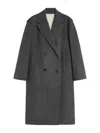 Weekend Max Mara Double-breasted Wool Coat In Gray