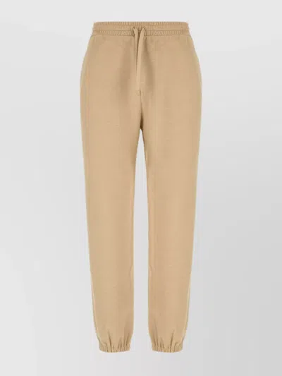 WEEKEND MAX MARA SAND POLYESTER BLEND JOGGERS