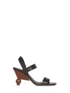 Weekend Max Mara Sandal In Brown