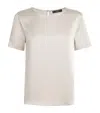 Weekend Max Mara Satin-front T-shirt