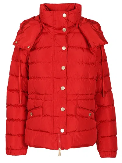 Weekend Max Mara Sax Short Down Jacket Coats Red