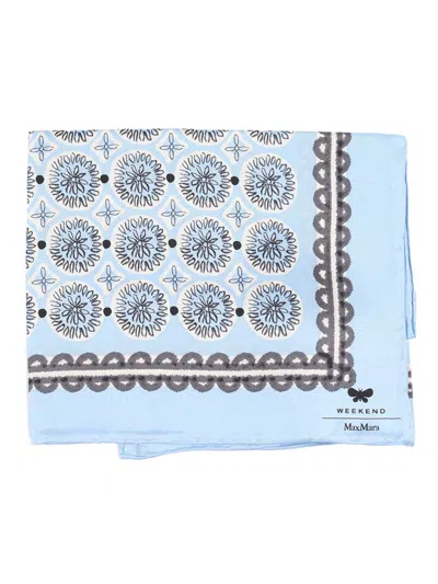 Weekend Max Mara Scarf In Blue