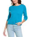Weekend Max Mara Womens Turquoise Scatola Relaxed-fit Cashmere Jumper In Blue