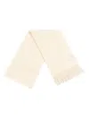 Weekend Max Mara Scoglio Fringed Scarf In Neutral