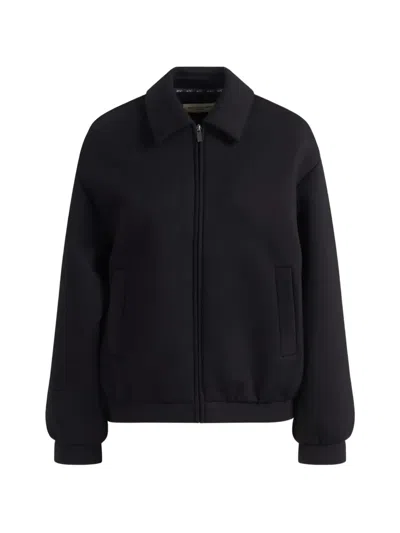 Weekend Max Mara Scuba Jersey Bomber Jacket In Multi