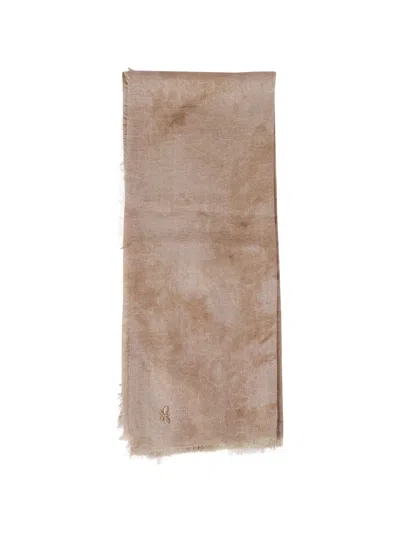Weekend Max Mara 시니어 자수 스카프 In Neutral