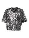 Weekend Max Mara Sequinned Top In Black