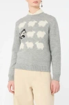 Weekend Max Mara Alpaca And Wool-blend Yarn Sweater In Gray