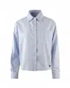 Weekend Max Mara Nuoro Blue Striped Shirt In Blue
