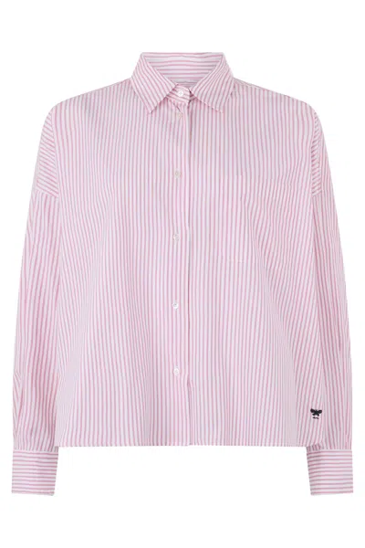 Weekend Max Mara Shirt Aureo With Stripes In Pink