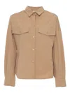 Weekend Max Mara Beige Skipper Shirt In Beige