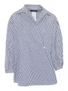 Weekend Max Mara Striped Shirt In Blue