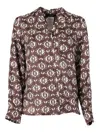 Weekend Max Mara Shirt In Brown