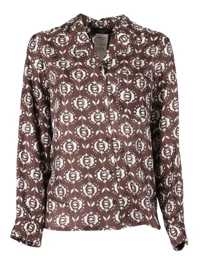 Weekend Max Mara Shirt In Brown