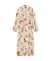 Weekend Max Mara Printed Crepe Ragusa Jumpsuit In Nude