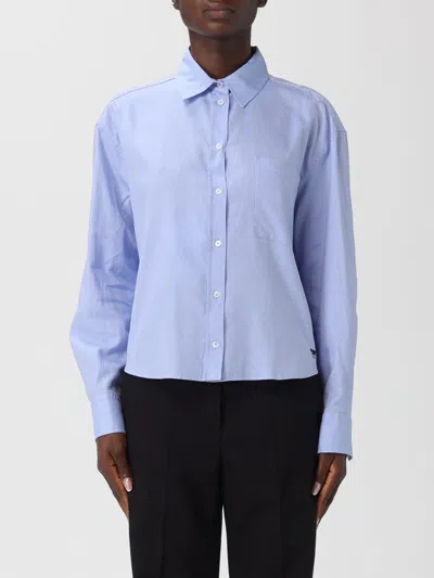 Weekend Max Mara Shirt Woman  In Blue