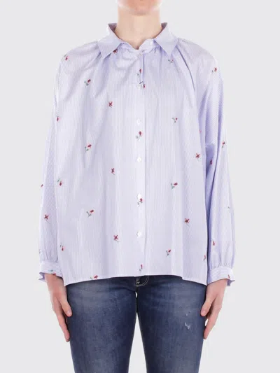 Weekend Max Mara Shirt Woman  In Blue