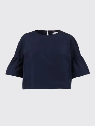 Weekend Max Mara Shirt Woman  In Blue