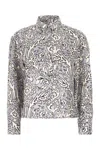 Weekend Max Mara Silk Shirt Floral Pattern Long Sleeves