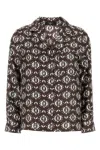 Weekend Max Mara Floral-print Shirt In Brown