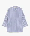 Weekend Max Mara Women's Hudson Shirt Navy | Size 42 | 2515111092600045 In Multi