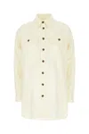 Weekend Max Mara Woman Shirt Ivory Size 10 Cotton In Beige
