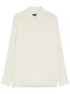 Weekend Max Mara Point-collar Gathered-cuff Shirt In White