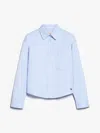 Weekend Max Mara Buttoned Long-sleeved Shirt In Blue
