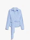 Weekend Max Mara Women's Torino Shirt Blue | Size 42 | 2425116071600058 In Blue